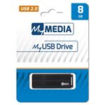 8GB USB Flash 2.0 MyUSB Drive černý, My Media