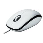 910-001605 Logitech Mouse M100 White, USB