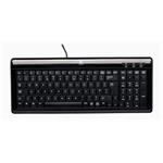 920-001817 Logitech Ultra Flat keyboard, black, Sk, PS2/USB