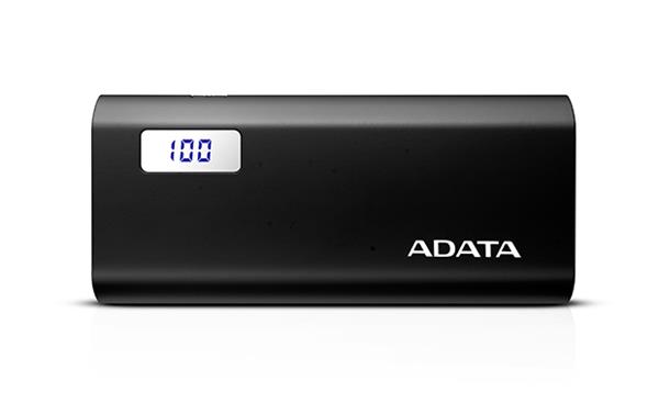 A-DATA Power Bank P12500D, 12500mAh, čierny AP12500D-DGT-5V-CBK