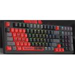 A4tech Bloody S98 Sports mechanická herní klávesnice,RGB podsvícení, Red Switch, USB, CZ, černá/červená S98-SR-80
