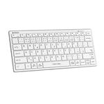 A4tech FBX51C, bezdrátová kancelářská klávesnice,BT/2,4 Ghz USB, CZ, bílá FBX51C-WH