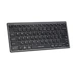 A4tech FBX51C, bezdrátová kancelářská klávesnice,BT/2,4 Ghz USB, CZ, šedá FBX51C-GY