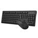 A4tech FG1200 FStyler, bezdrátový kancelářský set klávesnice s myší, 2,4G, černá FG1200-BK