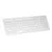 A4tech FStyler FBK27C AS, bezdrátová Dual mode Bluetooth+2,4G klávesnice, CZ, bílá FBK27CAS-WH
