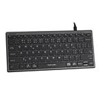 A4tech FX51, kancelářská klávesnice, nízkoprofilová, USB, CZ, šedá FX51-GY