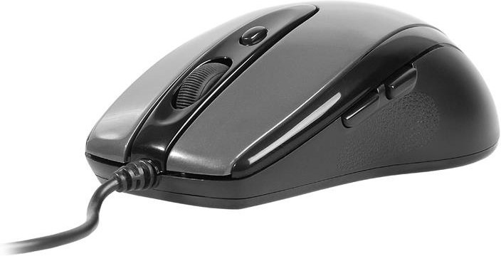 A4tech Myš N-708X, optická, 6tl., 1 koliesko, drôtová (USB), čierna, 1600DPI, herná, V-Track