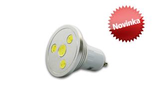 AB LED GU10C4 žiarovka,GU10,4W,300 lumenov,studená
