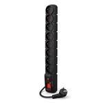 ACAR S8 rozvodný panel 8x 230V, ČSN, kabel 3m, přepěťová ochrana, nemá přichycení do racku ACAR-S8-NO-RACK