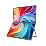 Acer LCD PD193QEbmiuux DUAL SCREEN 18,5" IPS LED, 1920x1080, 1xHDMI + 2xType-C + Audio Out, repro 2Wx2, VES UM.XP3EE.E02