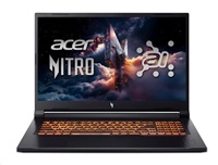 ACER NTB Nitro V 17 AI (ANV17-41-R1YM),Ryzen 7 260,17.3"FHD,16GB,512GB SSD,RTX 5050,Linux,Black NH.QYTEC.005