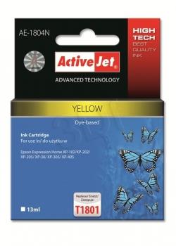 ActiveJet ink cartr. Eps T1804 Yellow 100% NEW - 13 ml AE-1804N