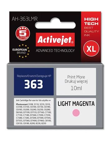ActiveJet Ink cartridge HP 8775 Lig.Magenta ref. no363 - 10 ml AH-775 EXPACJAHP0063