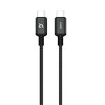 Adam Elements kábel CASA S120 USB-C na USB-C 60W 1.2m - Black ACBADS120BK