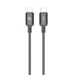 Adam Elements kábel CASA S120 USB-C na USB-C 60W 1.2m - Gray ACBADS120GY