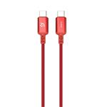 Adam Elements kábel CASA S120 USB-C na USB-C 60W 1.2m - Red ACBADS120RD