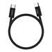 Adam Elements kábel iLinio C100 USB-C to USB-C 100W Magnetic 2pack - Black ACBADC100SETBK