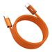 Adam Elements kábel iLinio C100 USB-C to USB-C 100W Magnetic 2pack - Orange ACBADC100SETOR