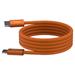 Adam Elements kábel iLinio C100 USB-C to USB-C 100W Magnetic 2pack - Orange ACBADC100SETOR