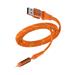 Adam Elements kábel PeAk MF401 4-in-1 60W Magnetic Flat Charging Cable - Orange ACBADMF401OR