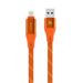 Adam Elements kábel PeAk MF401 4-in-1 60W Magnetic Flat Charging Cable - Orange ACBADMF401OR