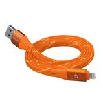 Adam Elements kábel PeAk MF401 4-in-1 60W Magnetic Flat Charging Cable - Orange ACBADMF401OR