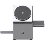 Adam Elements Mag Qube Qi2 3-in-1 Intelligent Charging Station APAADMAGQBTM
