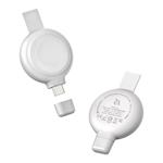 Adam Elements Omnia A1+ Apple Watch Magnetic Wireless Fast Charger - White APAADA1PWH