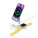 Adam Elements Omnia M2+ Magsafe 2+1 Wireless Charging Station - White APAADM2POGWH