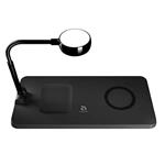 Adam Elements Omnia Q3 3-in-1 Wireless Charger + 24W charger - Black AEAPAADQ3BK