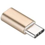 Adaptér PREMIUMCORD USB 3.1 C/male - USB 2.0 Micro-B/ženské, zlaté