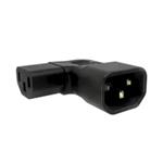 Adaptér úhlový na stranu IEC C13 na IEC C14 napětí 230V, 10A kpsr-09