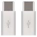Adaptér USB micro B/F - USB C/M 2 ks