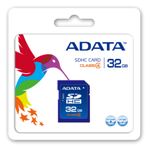 ADATA 32GB SDHC Card Class 4 ASDH32GCL4-R