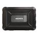 ADATA ED600 box pro 2,5" HDD/SSD / USB / SATA 3.0 / IP54 Water/Dust proof / černý AED600-U31-CBK