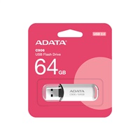 ADATA Flash Disk 64GB C906, USB 2.0, bílá AC906-64G-RWH