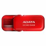 ADATA Flash Disk 64GB UV240, USB 2.0, červená AUV240-64G-RRD