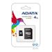 ADATA Micro SDHC karta 4GB Class 4 + SD adaptér AUSDH4GCL4-RA1