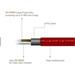 ADATA Micro USB kabel pletený 1m červený AMUCAL-100CMK-CRD