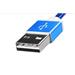 ADATA Micro USB kabel pletený 1m modrý AMUCAL-100CMK-CBL