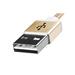 ADATA Micro USB kabel pletený 1m zlatý AMUCAL-100CMK-CGD