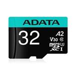 ADATA MicroSDHC karta 32GB Premier Pro UHS-I V30S (R:100MB) + SD adaptér AUSDH32GUI3V30SHA2-RA1
