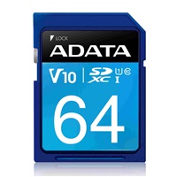 ADATA SDXC 64GB UHS-I Premier,Class 10 ASDX64GUICL10-R