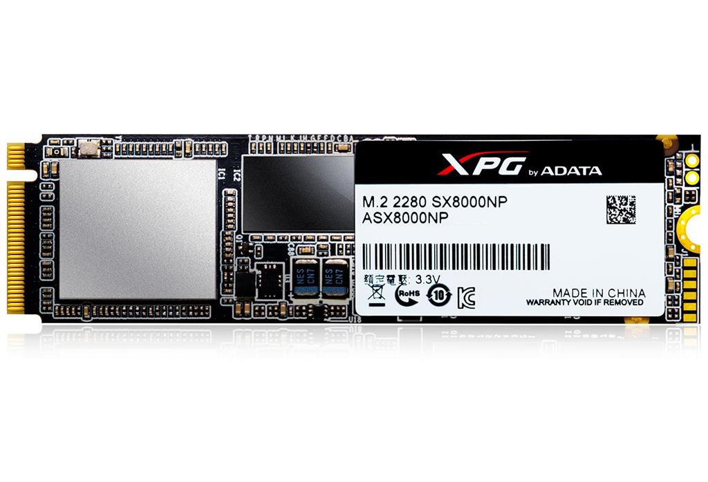 ADATA SSD drive SX8000, 512GB, PCIE Gen3*4, R/W: 2400/800 ASX8000NP-512GM-C