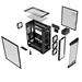 ADATA XPG case BATTLECRUISER II Mid-Tower, bez zdroje, 4x 120mm ARGB Fan, Bílá BATTLECRUISERIIST-WHCWW