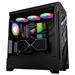 ADATA XPG case STARKER AIR BTF Mid-Tower, bez zdroje, 4x 120mm ARGB, Černá STARKERAIRBTFMTA-BKCWW