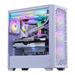 ADATA XPG case VALOR AIR PRO, ATX, Průhledná bočnice, 4x 120mm ARGB Fan, Bílá VALORAIRPROMTA-WHCWW