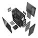 ADATA XPG case VALOR AIR PRO, ATX, Průhledná bočnice, 4x 120mm ARGB Fan, Černá VALORAIRPROMTA-BKCWW