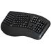 Adesso WKB-1500GB/ bezdrátový set 2,4GHz/ multimedia/ ergonomická/ laserová myš 800,1200,1600DPI/ USB/ černá/ US layout