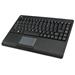 Adesso WKB-4110UB/ bezdrátová klávesnice 2,4GHz/ mini/ touchpad/ USB/ černá/ US layout